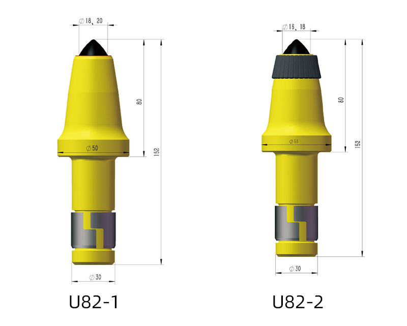 U80 Series-1.18''/φ30mm Shank