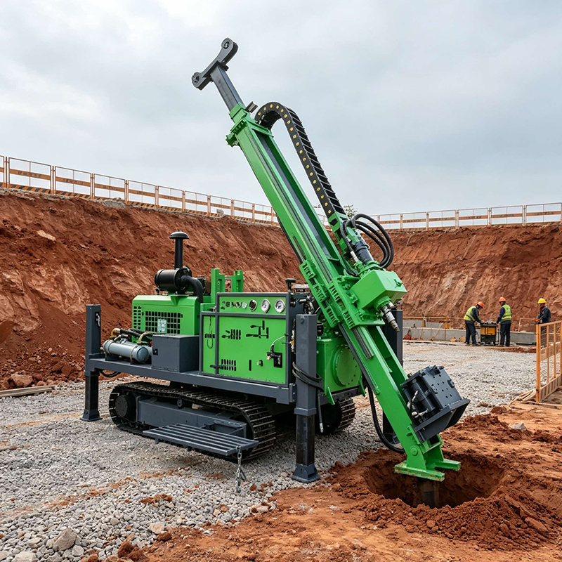 JL600 Diesel-Powered Portable Full Hydraulic Wireline Core Drill Rig High-Torque Pump Gear for Gold/Copper Mining Exploration - Image 2